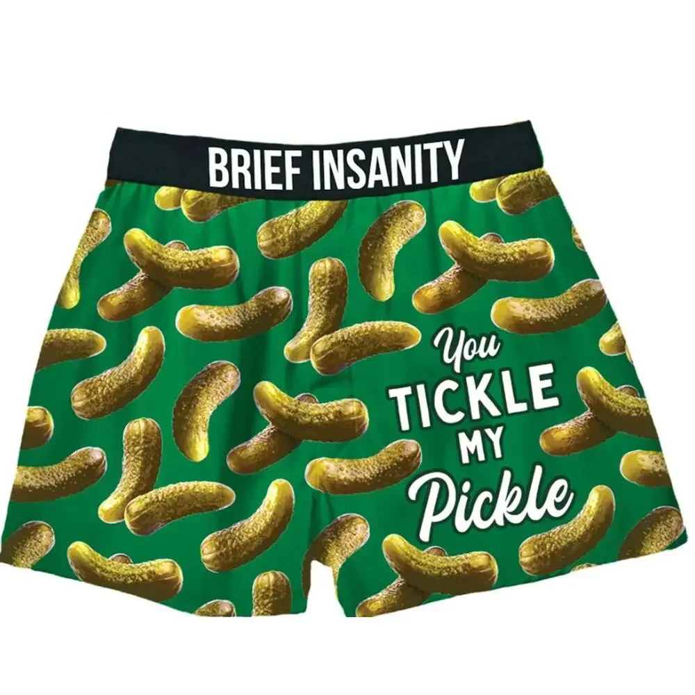 Tickle My Pickle Novelty Boxers, *NEW* Size Large - Picture 1 of 2